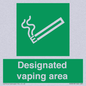 Designated vaping area